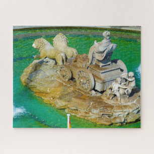 Fountains in Madrid. Jigsaw Puzzle