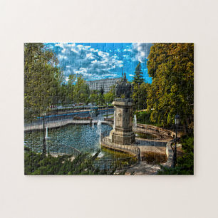 Fountains of Madrid. Jigsaw Puzzle