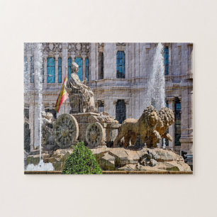 Fountains of Madrid. Jigsaw Puzzle