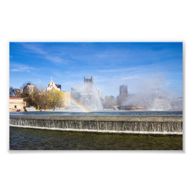 Fountains of Point State Park, Pittsburgh, PA Photo Print (Front)