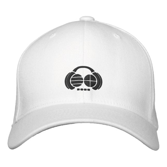 Four4ths - black logo front/side embroidered hat (Front)