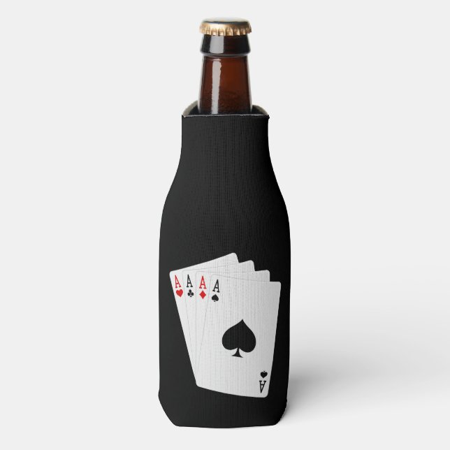 Four Aces Bottle Cooler (Bottle Front)
