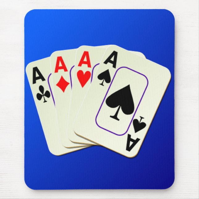 Four Aces Mouse Pad (Front)
