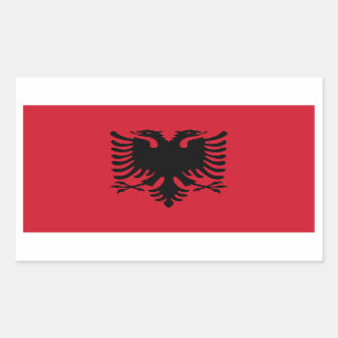 FOUR Albania National Flag Sticker