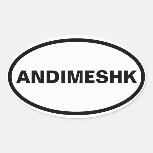 FOUR Andimeshk Oval Sticker (Front)