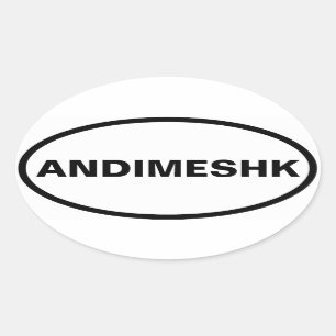 FOUR Andimeshk Oval Sticker