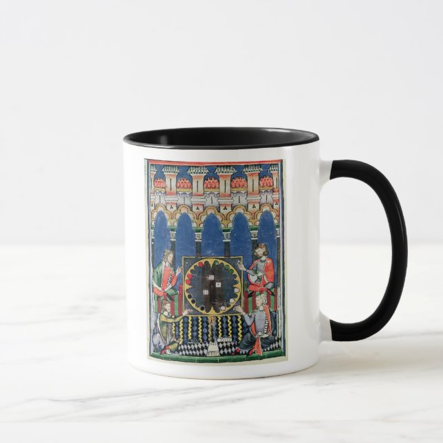 Four Arabic Backgammon Players Mug (Right)