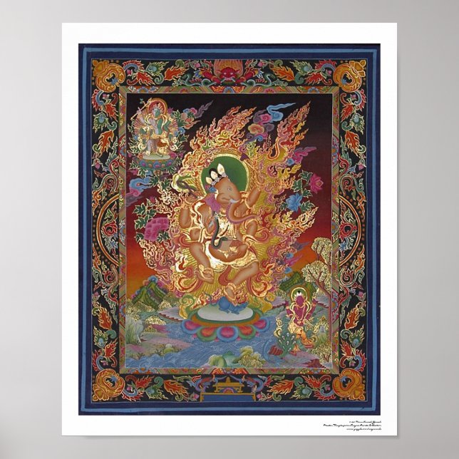 Four-Armed Ganesh Poster (Front)