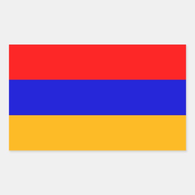 FOUR Armenia National Flag Sticker (Front)
