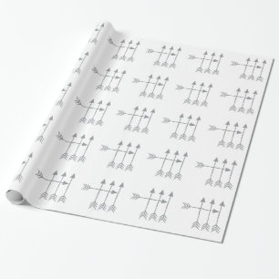 Four arrows wrapping paper
