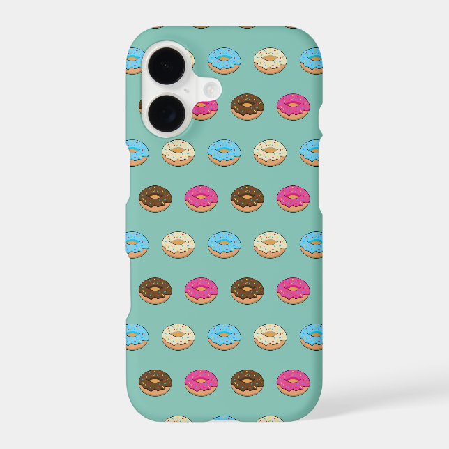 Four Assorted Doughnuts Pattern Samsung Galaxy S21+ Case (Back)