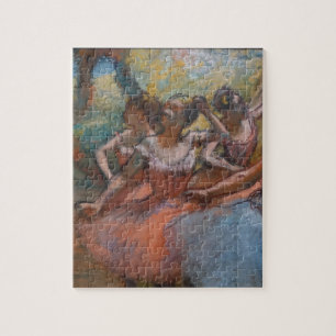Four Ballet Dancers on Stage by Degas  Jigsaw Puzzle
