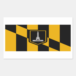 FOUR Baltimore Flag Sticker