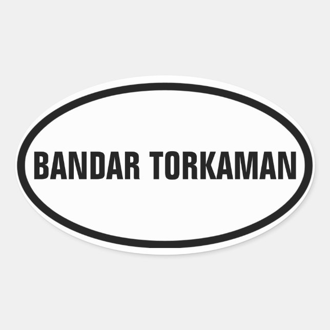 FOUR Bandar Torkaman Oval Sticker (Front)