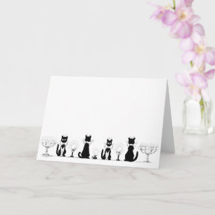 Four Black Cats, Louis Wain Card