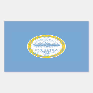 FOUR Boston Flag Sticker