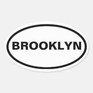 FOUR Brooklyn Oval Sticker