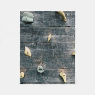 Four brown wooden wall decors fleece blanket