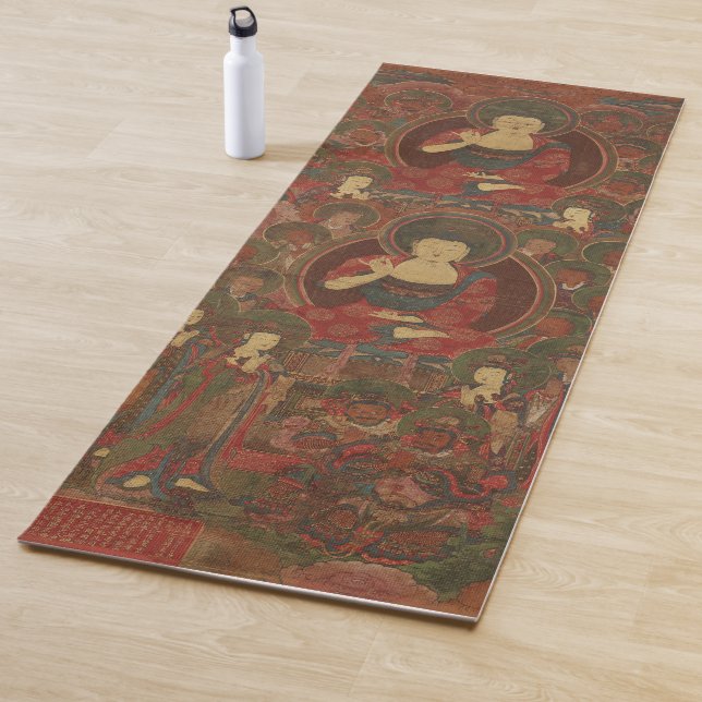 Four Buddhas in Pure Land Buddhism Yoga Mat (In Situ)