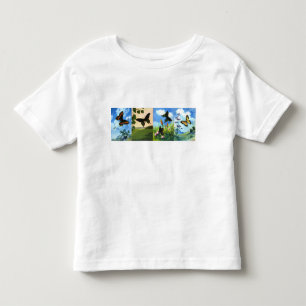 Four Butterflies Toddler T-shirt