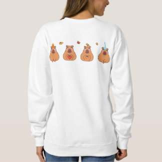 Four Capybara Sisters Sweatshirt