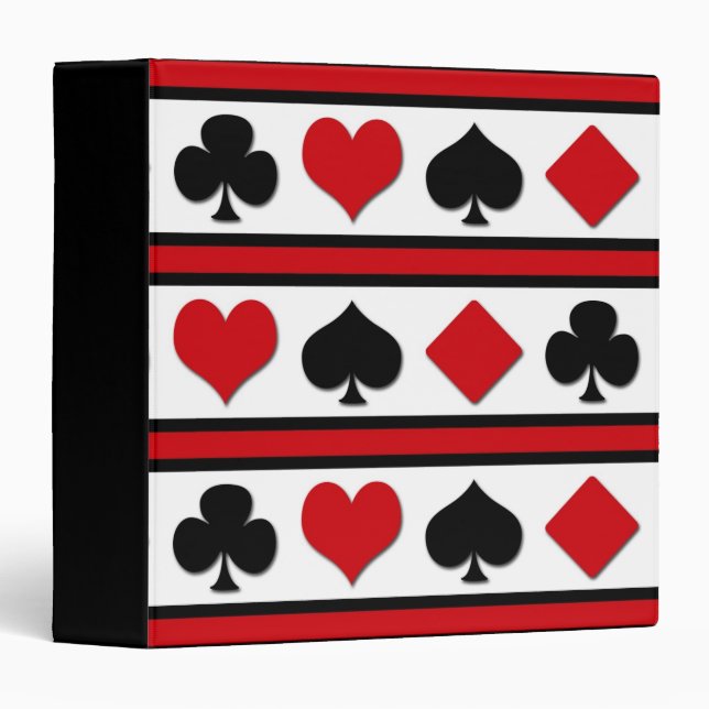 Four card suits binder (Front/Spine)