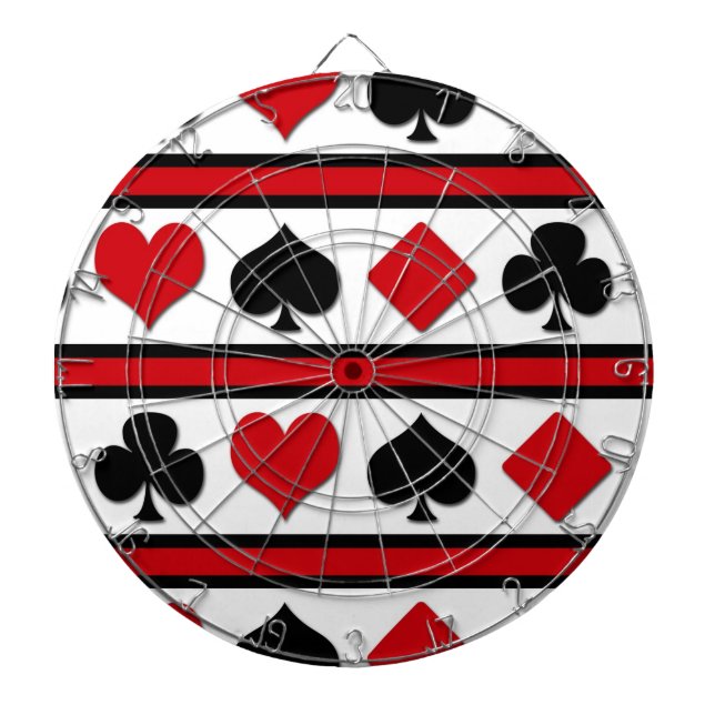 Four card suits dartboard (Front)