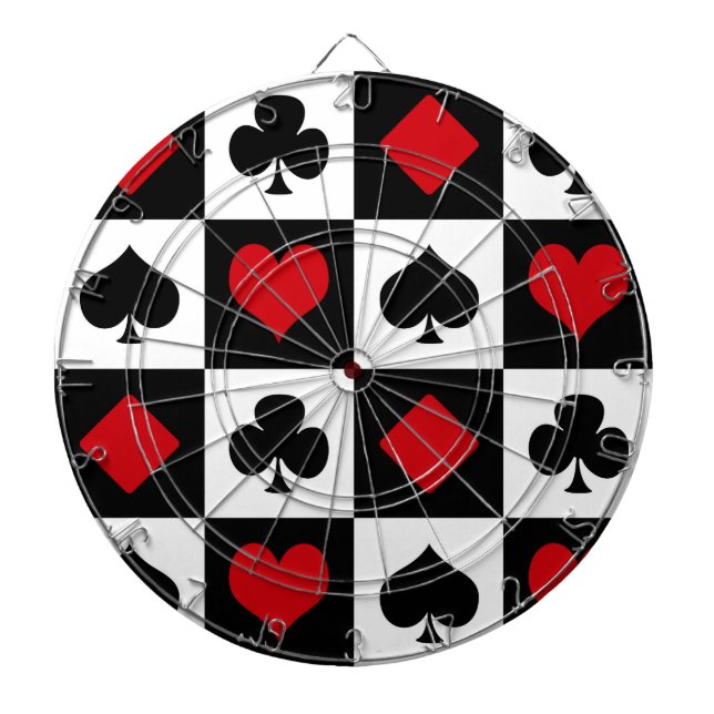 Four card suits dartboard (Front)