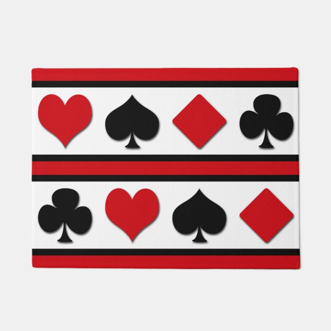 Four card suits doormat (Front)