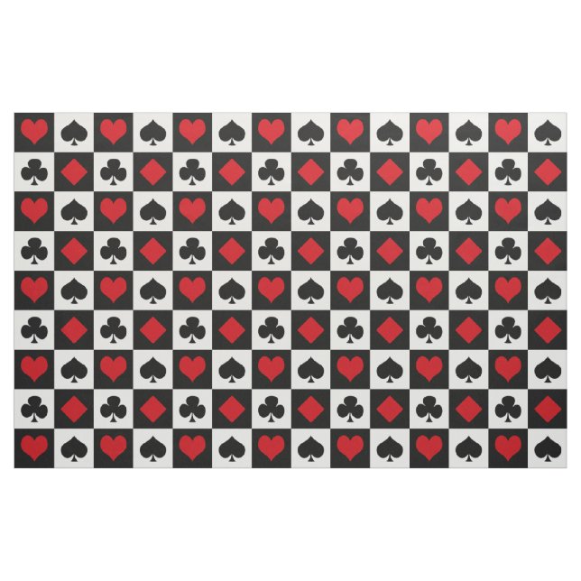 Four card suits fabric (Fat Quarter)