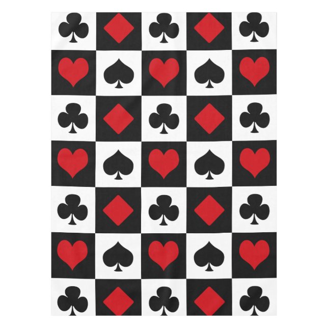 Four card suits tablecloth (Front)