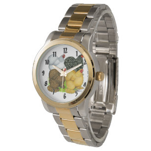 Four Cochin Hens Watch