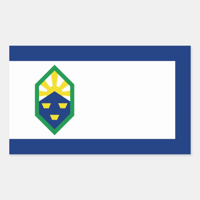 FOUR Colorado Springs Flag Sticker (Front)