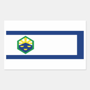 FOUR Colorado Springs Flag Sticker