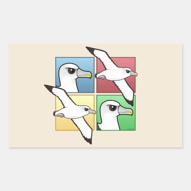 Four Colour Albatross Sticker (Front)
