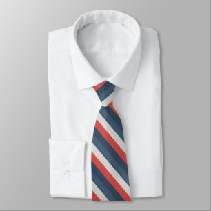 Four Colour Combo - Red Grey Blue Dark Blue Tie