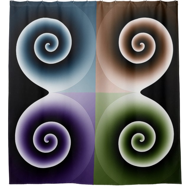 Four Colour Spiral Art (Front)