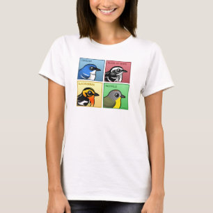 Four Colour Warblers T-Shirt
