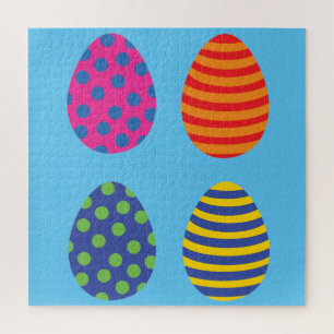 Four Colourful Easter Eggs Jigsaw Puzzle