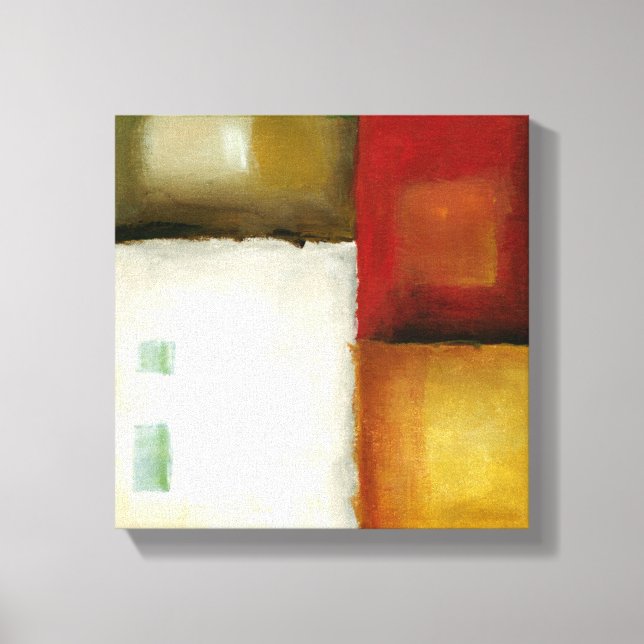 Four Colourful Rectangles by Chariklia Zarris Canvas Print (Front)