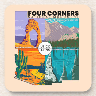 Four Corners National Monument with National Parks Coaster