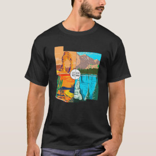 Four Corners National Monument With National Parks T-Shirt