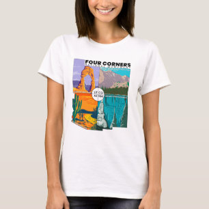 Four Corners National Monument with National Parks T-Shirt