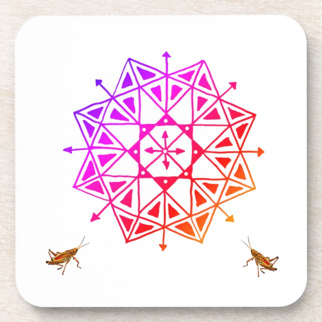 Four corners world coaster (Front)