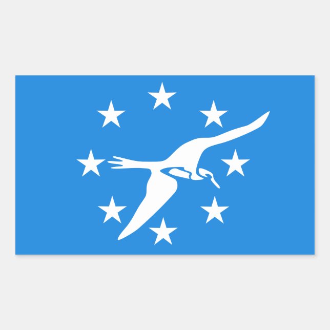 FOUR Corpus Christi Flag Sticker (Front)