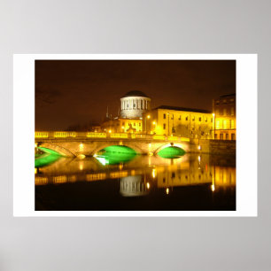 Four Courts Dublin Poster