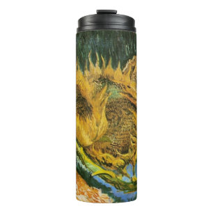 Four Cut Sunflowers by Vincent van Gogh Thermal Tumbler