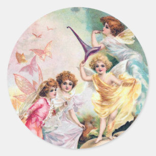 Four Cute Fairies Sticker