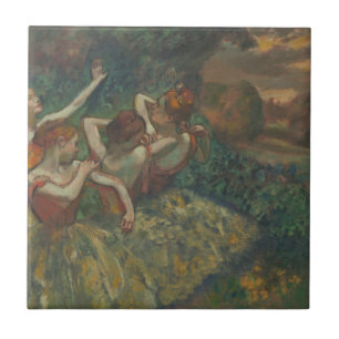 Four Dancers by Edgar Degas, Ballet Fine Art Tile