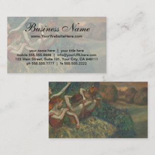 Four Dancers by Edgar Degas Business Card